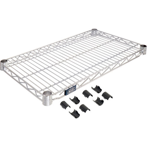 Nexel S1424C Chrome Wire Shelf 24W x 14D