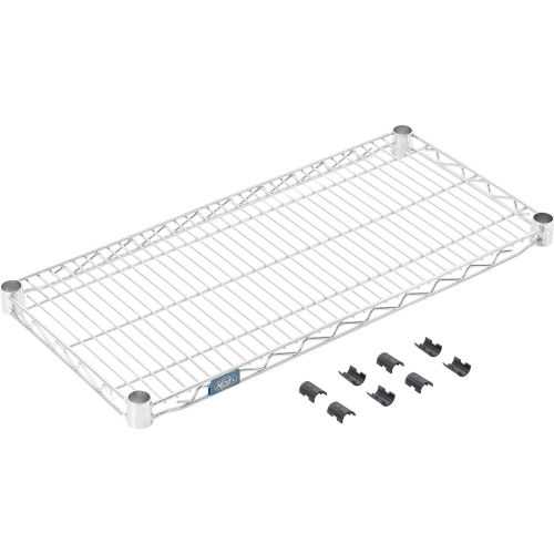 Standard Wire Shelf, Stainless Steel, 14W x 30L