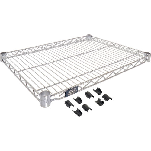 Nexel® S1830C Chrome Wire Shelf 30"W x 18"D