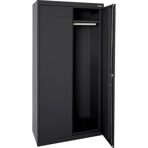 Sandusky® Elite All-Welded Wardrobe Cabinet, Solid Door, 36