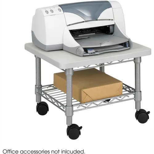 Safco 5206GR Underdesk Printer/Fax Stand, Gray