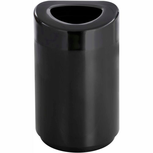 Round Gray Trash Can 30 gal 