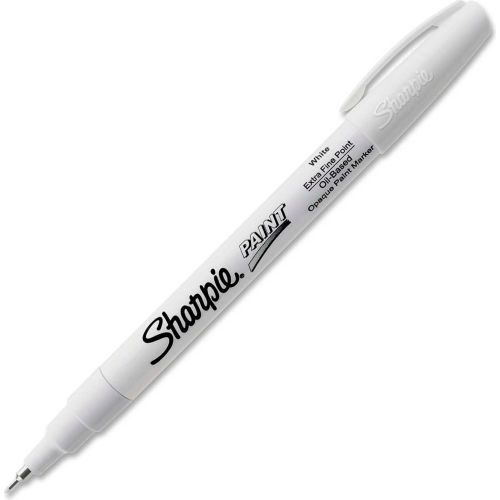 Sharpie&#174; Paint Marker, Oil-Based, Extra Fine, White Ink, 1 Each