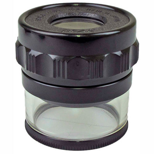 Peak TS1983 Full Focus Scale Loupe, 10X Magnification, 0.8" Lens Diameter, 1.1" Field View