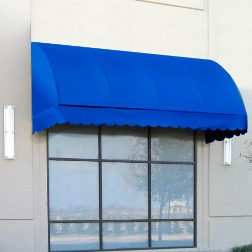 Awntech RS22-5BB, Window/Entry Awning 5' 4-1/2" W x 2'D x 2' 7"H Bright Blue