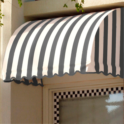 Awntech CS33-5GW, Window/Entry Awning 5' 4-1/2"W x 3'D x 3' 8"H Gray/White