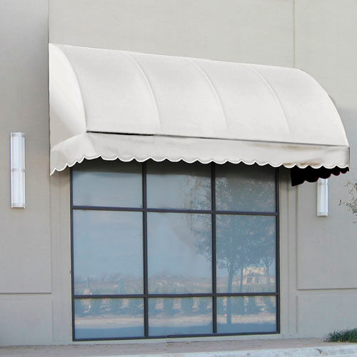 Awntech CS33-5W, Window/Entry Awning 5' 4-1/2"W x 3'D x 3' 8"H Off White
