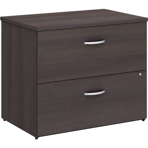 Bush Furniture Lateral File Storm Gray Studio C Series