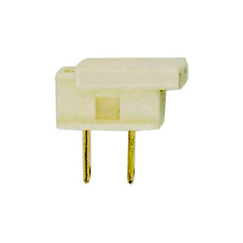 Satco 90-2606 Slide Plug-Polarized 18/2-SPT-2 White