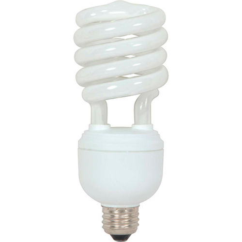 Satco S7423 32 Watt Hi-Pro Spiral Compact Fluorescent Light Bulb, Medium Base, 4100K, Cool White
