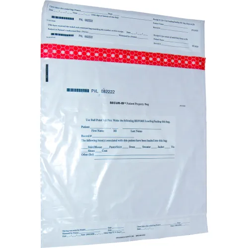 Greenwich Safety SECUR-ID, Patient Property Bag, 19