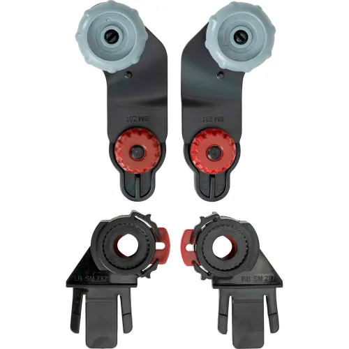 Jackson Safety® Maxview/F4XP Hard Hat Adapter, Black/Red Pkg Qty 6