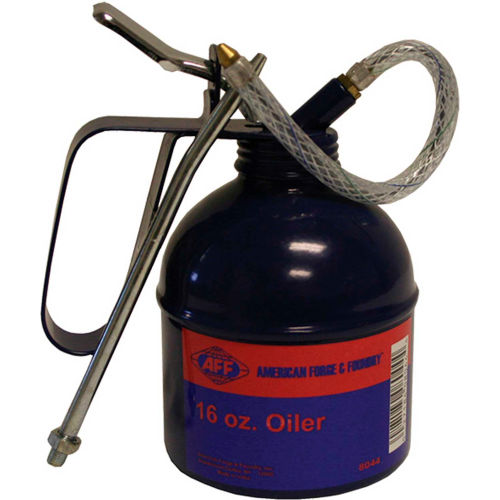 American Forge & Foundry Oil Can W/Spouts, 16 Oz.