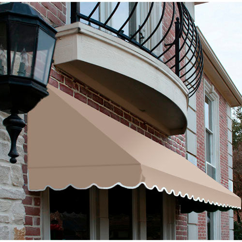 Awntech CF33-8L, Window/Entry Awning 8' 4-1/2"W x 3'D x 3' 8"H Linen