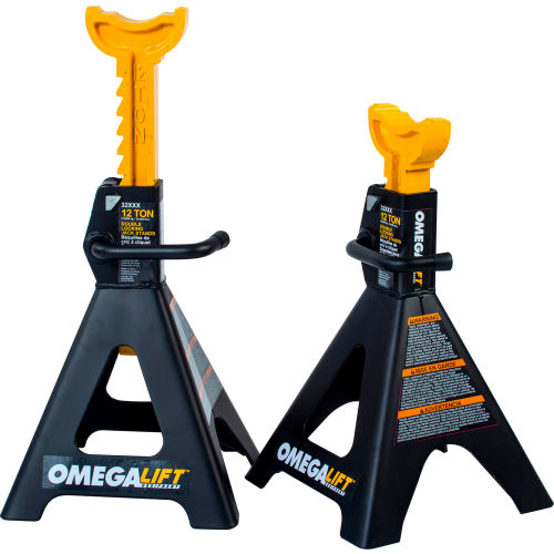 Omega Dual Locking Jack Stands 12 Ton (Pair) 32128 Pkg Qty 2