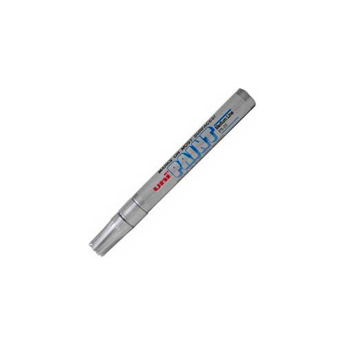 Sanford® Uni Paint Marker, Oil-Based, Medium, Metallic Silver Ink