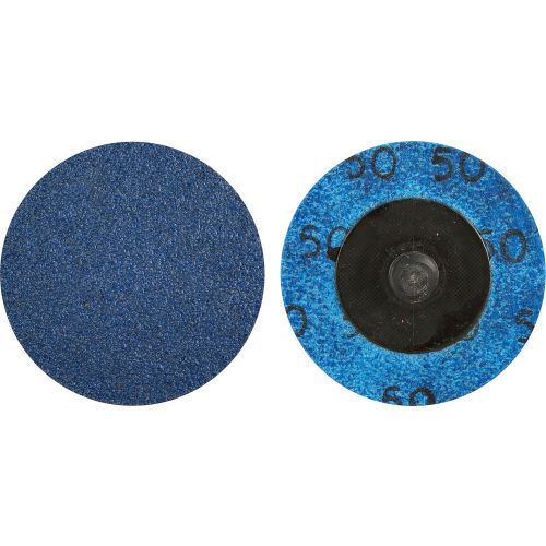 Norton 66261121048 BlueFire Quick-Change Cloth Disc 2" Dia. 60 Grit Zirconia Alumina Type III - Pkg Qty 25