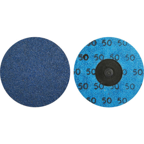 Norton 66261121053 BlueFire Quick-Change Cloth Disc 3&quot; Dia. 60 Grit Zirconia Alumina Type III - Pkg Qty 25