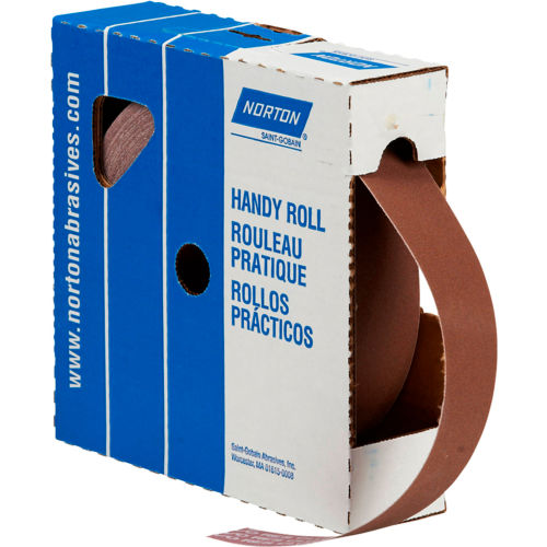 Norton 66261126269 Metalite Cloth Roll 1"W x 50 Yds. Aluminum Oxide P280 Grit