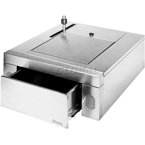 Shuresafe Security Pass Thru Drawer 670333 w/Internal Speaker & Hands-Free Intercom, Bullet Proof