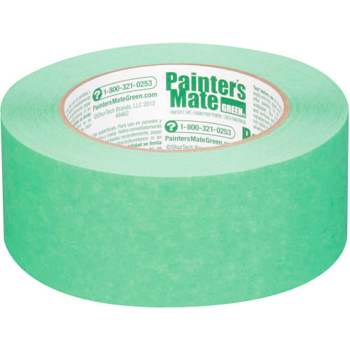 Shurtape® 8-Day Painters Mate Green® Painter's Tape, Multi-Surface, 48mm x 55m, Pack of 24