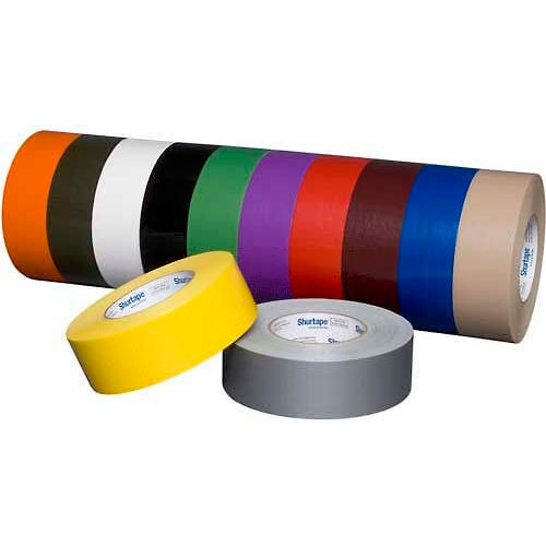 Shurtape, Cloth Duct Tape, Pc 618, Industrial Grade, 36mm X 55m, Blue - Pkg Qty 24