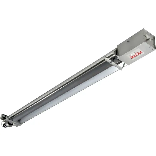 SunStar Propane Heater Infrared Vacuum Straight Tube Tough Guy, 150K BTU 50L