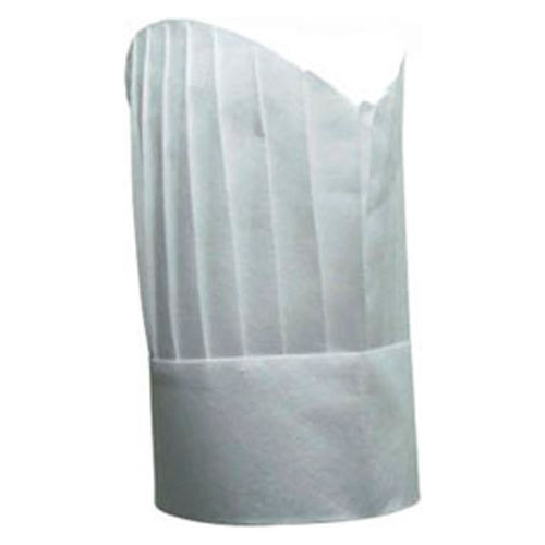 Chef 24/7 H055 Corporate Chef's Hat, 7&quot; Tall, Plain White