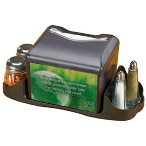 San Jamar H4005CTBK - Venue™ Tabletop Napkin Dispenser W/Caddy, Black