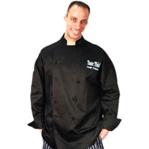 Cuisinier Chef Jacket, Medium, Black