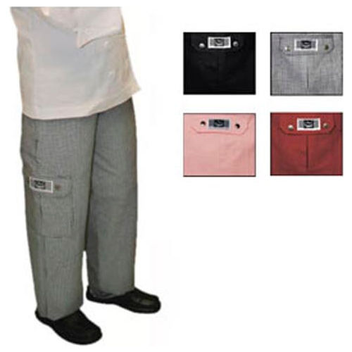 Ladies Cargo Chef'S Pants Qc Lite&#8482;, X Large, Black