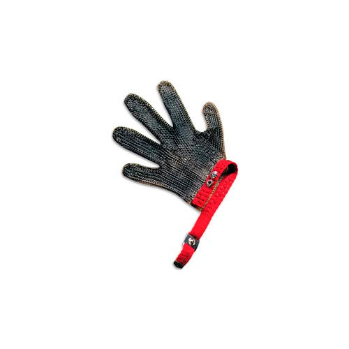 5 Finger, Stainless Mesh Cut Resistant Glove, Medium