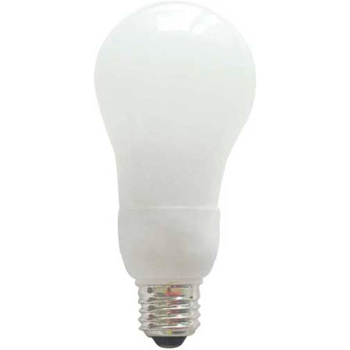 Sunlite® 05300-SU SLB11/27K/CD1 11W A-Type CFL Light Bulb, Medium Base, Warm White - Pkg Qty 12