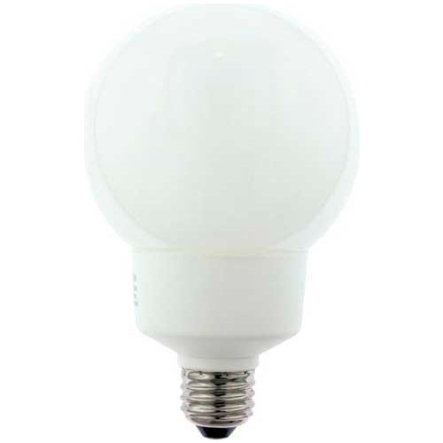 Sunlite&#174; 05358-SU SLG20/G30/50K 20W Globe CFL Light Bulb, Medium Base, Super White - Pkg Qty 12