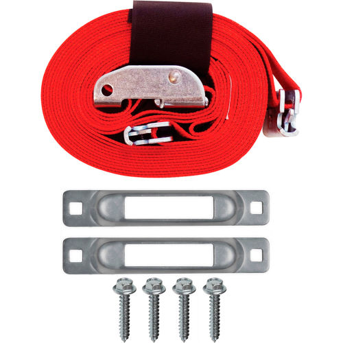 Snap-Loc E-Track Single Wood Dolly Strap Tie-Down Anchor Kit W/2" x 16' Cam, 3000 Lb. Cap.