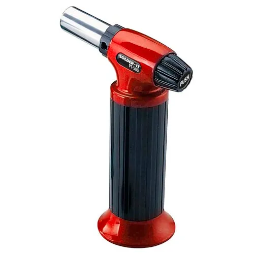 Heavy Duty Hand Held Electronic Ignition Micro Torch-Red