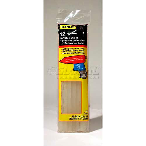 Stanley GS25DT DualMelt&#8482; Glue Sticks 10&quot;, 12 Pack