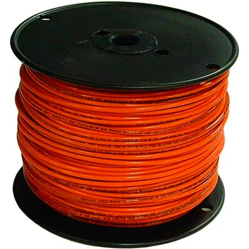 Southwire 27038901 TFFN 16 Gauge Building Wire, Stranded Type, Orange, 500 Ft - Pkg Qty 4