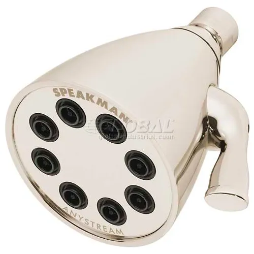 Speakman Anystream® Icon 8Jet Shower Head, Polished Nickel Finish, 2.5 GPM