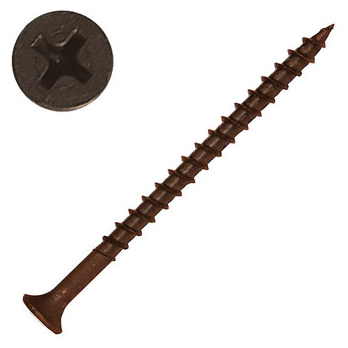 #8 x 2-1/2" Phillips Bugle Head Drywall Screw - Steel - Partial Thread - Coarse - Pkg of 1 lb