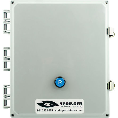 NEMA 4X Enclosed Motor Starter, 52A, 3PH, Remote Start Terminals, Reset Button, 250-500V, 30-40A