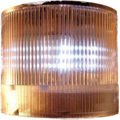 Springer Controls / Texelco LA-194B 70mm Stack Light, Steady, 24V AC/DC LED - Clear
