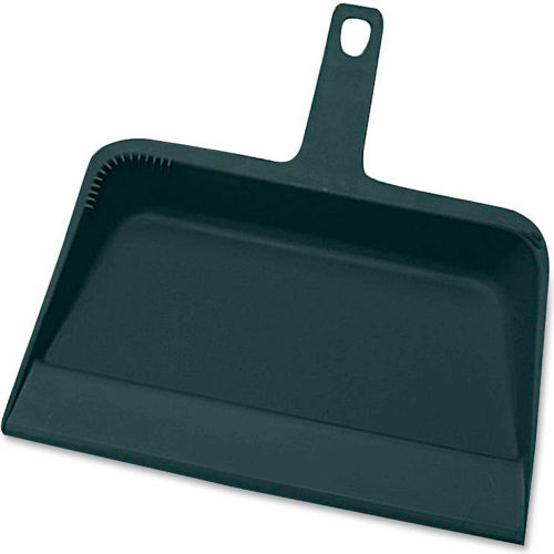 Genuine Joe Dust Pan, Heavy-Duty, 12", Black, GJO02406