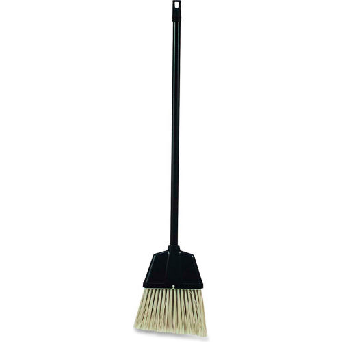 Genuine Joe Lobby Dust Pan Broom, Plastic, Black, GJO02408