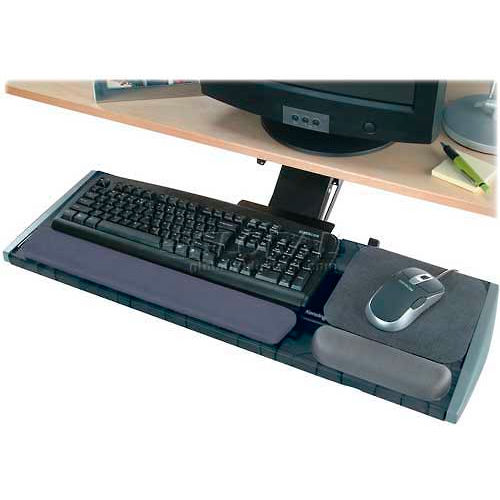 Kensington&#174; 60718 Modular Keyboard Platform with SmartFit&#174; System, 19&quot; Track Length, Black