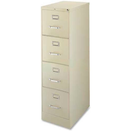 Lorell® 4Drawer CommercialGrade Vertical File 15"W x 22"D x