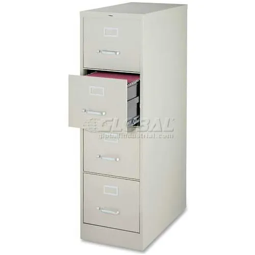Lorell® 4Drawer CommercialGrade Vertical File 15"W x 22"D x