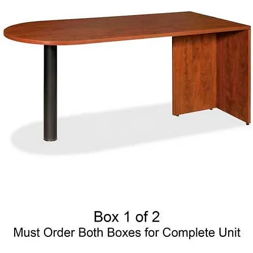 Lorell Essentials Peninsula Desk Box 1/2 - 30 Lorell Essentials Peninsula Desk Box 1/2 - 30