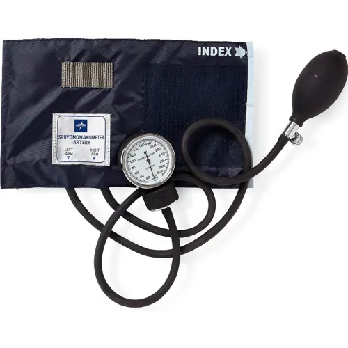 Medline Handheld Aneroid Sphygmomanometers - For Blood Pressure - Latex-free, Lightweight - Blue - Child - Polyvinyl Chloride (PVC) Medline Handheld Aneroid Sphygmomanometers - For Blood Pressure - Latex-free, Lightweight - Blue - Child - Polyvinyl Chloride (PVC)