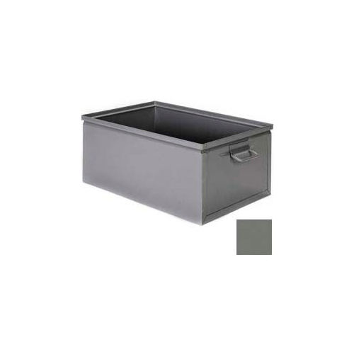 Stackbin® Steel Bin 1-851 - 10"W x 16"D x 8"H Stackbox, Gray